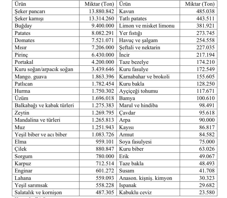 Tarımda da Türkiye’ye rakip olan Mısır’ın tarım ve gıda stratejisi - 1