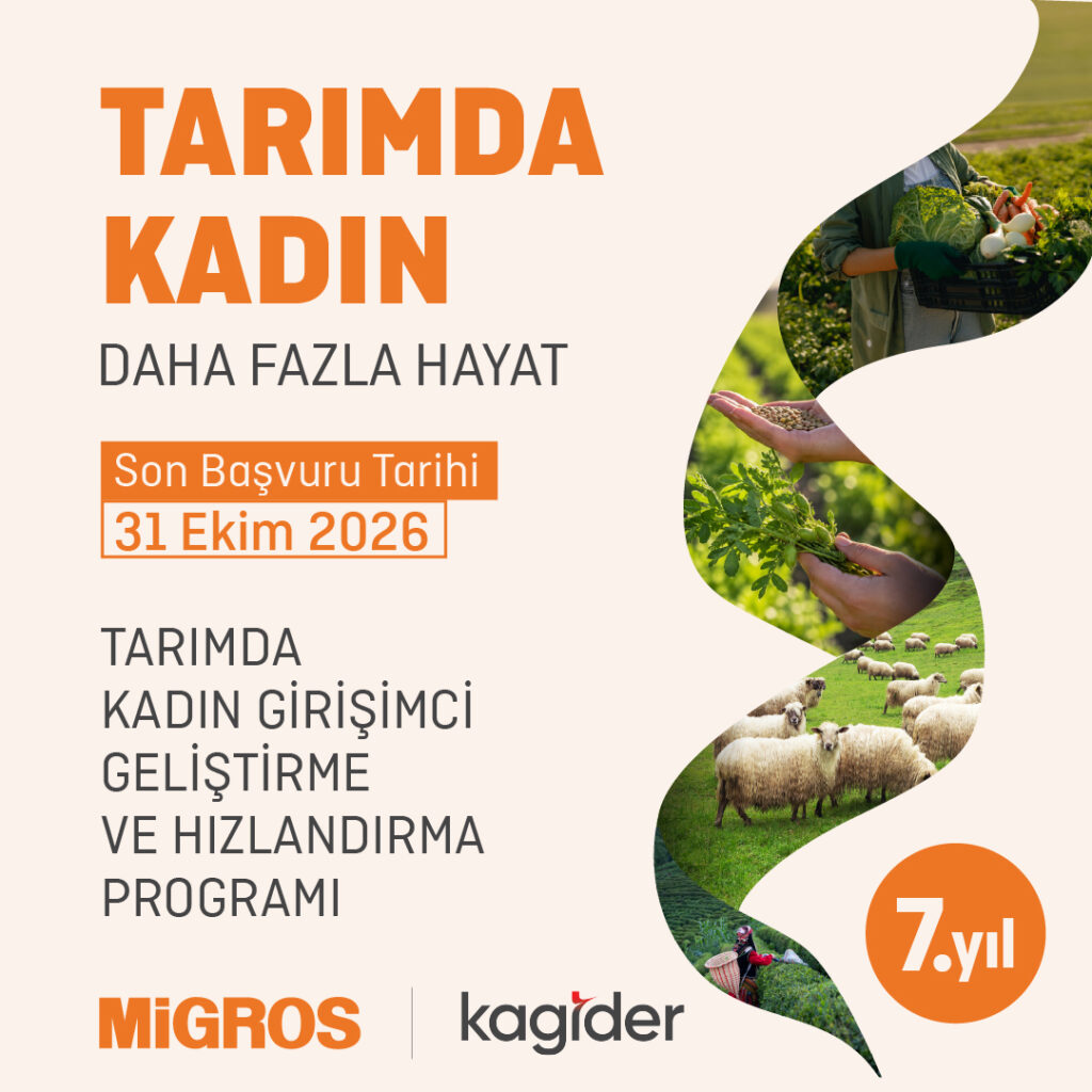 Tarımda Kadın Girişimci Programı 7.yıl başvuruları başladı